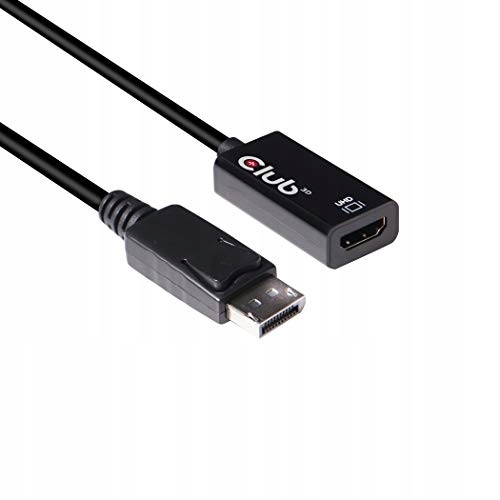 Club3D Adaptér aktivní DisplayPort 1.4 na Hdmi 2.0b, Hdr, 19cm