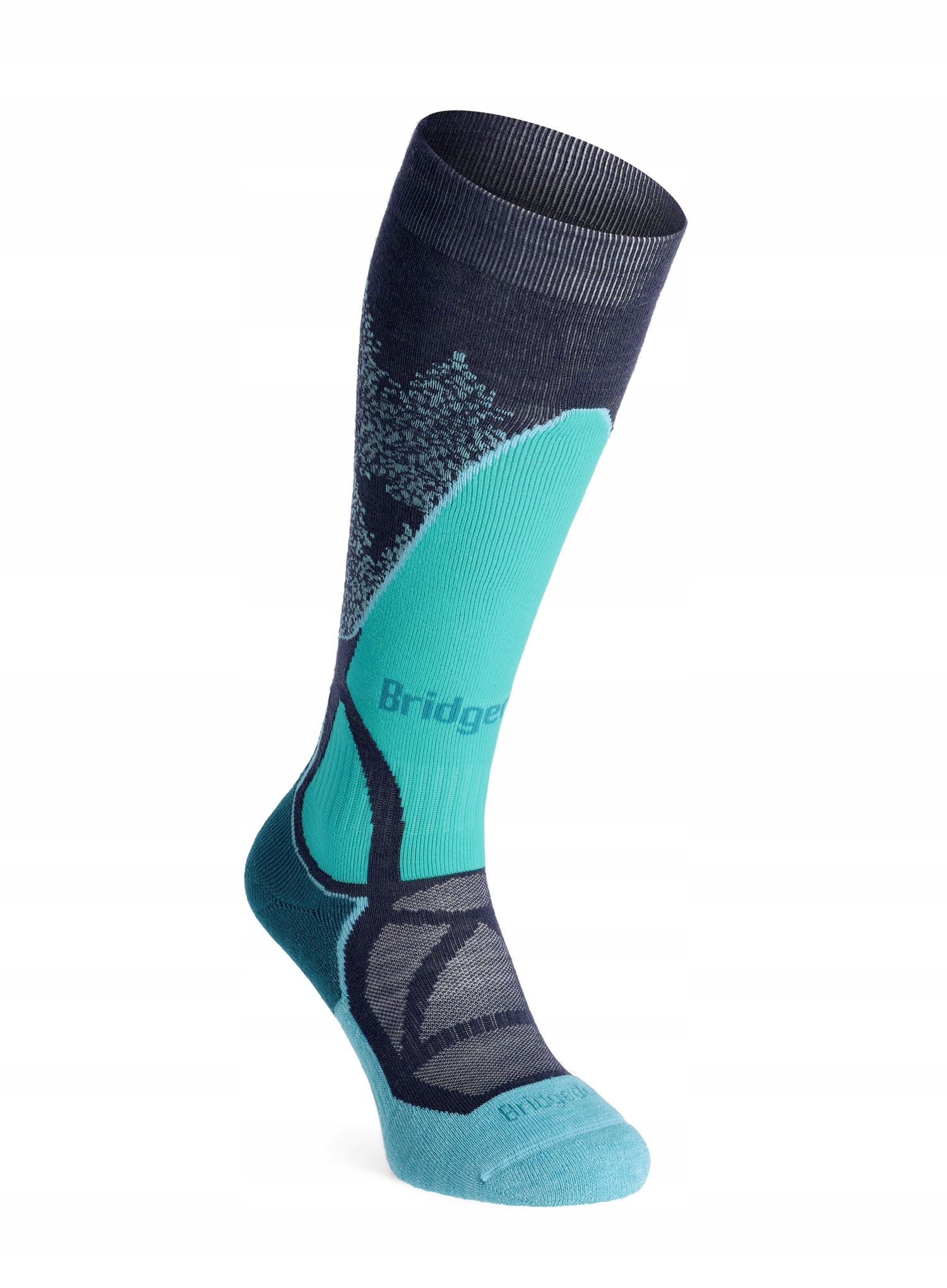 Dámské lyžařské Ponožky Bridgedale Ski Mw dark denim/aqua 35-37