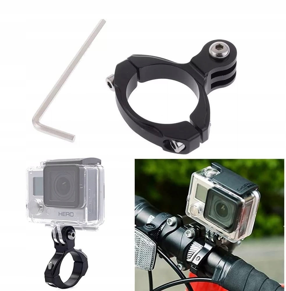 Metalowy Uchwyt Rowerowy do Kamery GoPro Hero 12 13 insta 360 SJCAM Marka SmartGuard