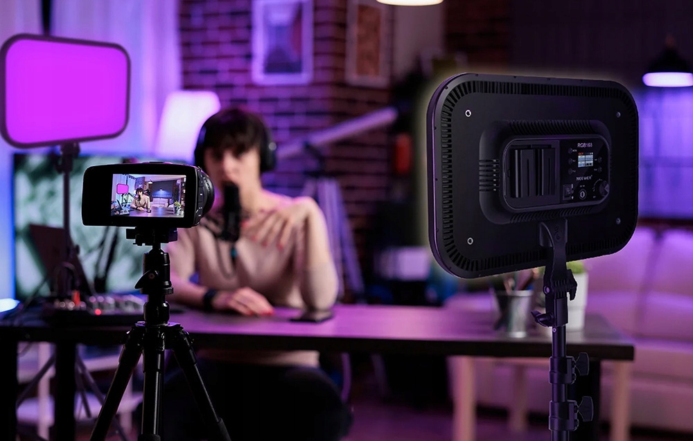 NEEWER ZESTAW STUDYJNY FOTOGRAFICZNY DWIE LAMPY 60W LED RGB + STATYWY EAN (GTIN) 6976831830076