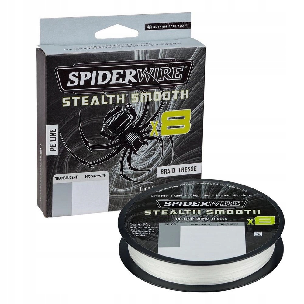 Plecionka Spiderwire Stealth Smooth8 x8 0.15mm biała
