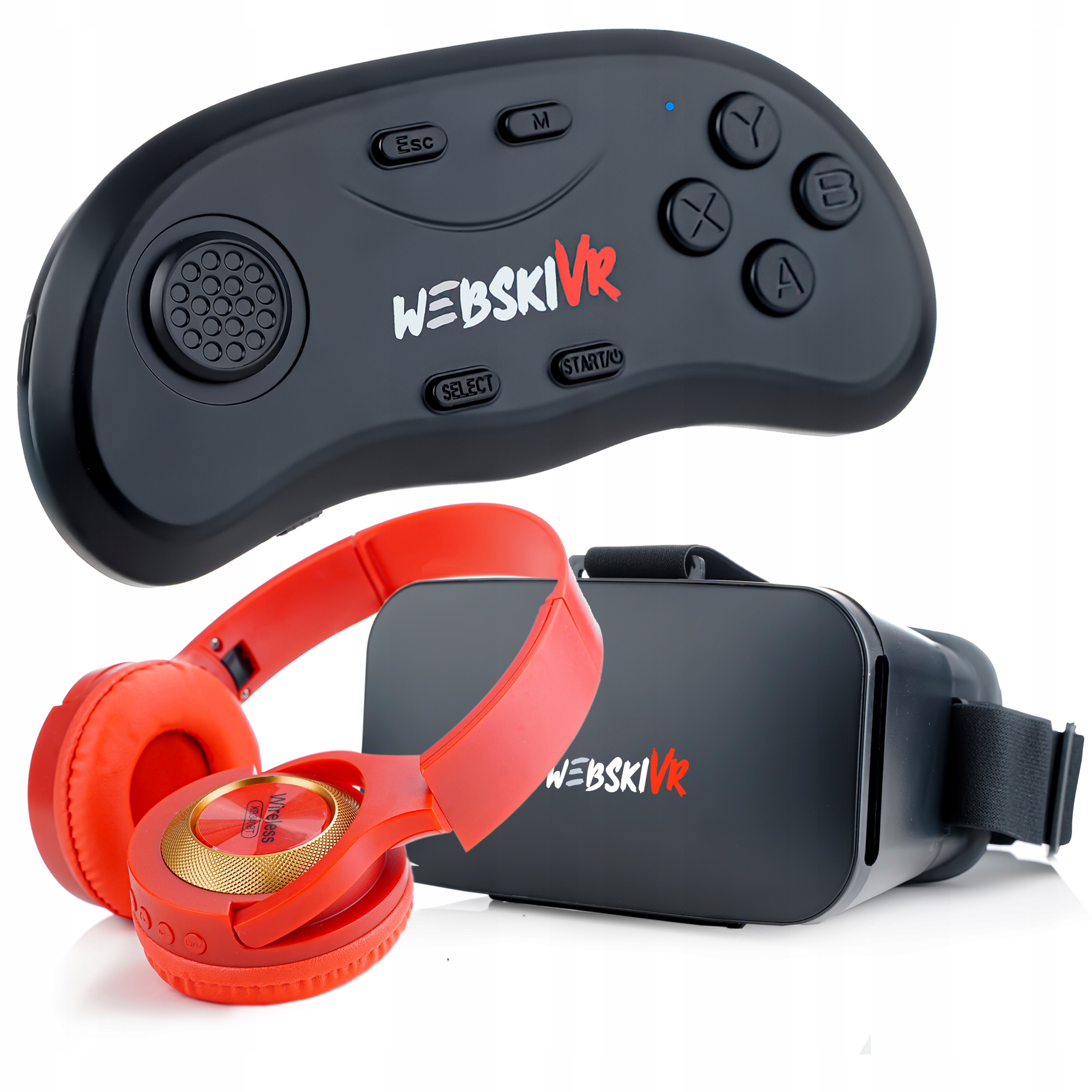 Brýle Vr 3D Virtuální Pro Herní Telefon Set Virtual Box 360