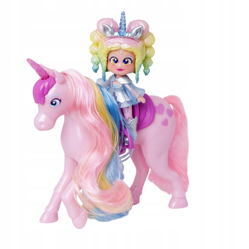 KOOKYLOOS Rainbow Unicorn tęczowy jednorożec + laleczka Iris, figurki Marka Magicbox