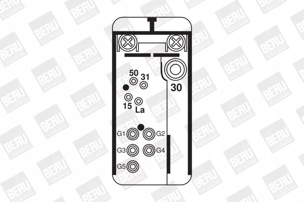 BERGR049 STEROWNIK ŚWIEC ŻAR. DB VITO NADWOZIE PE Producent części Beru
