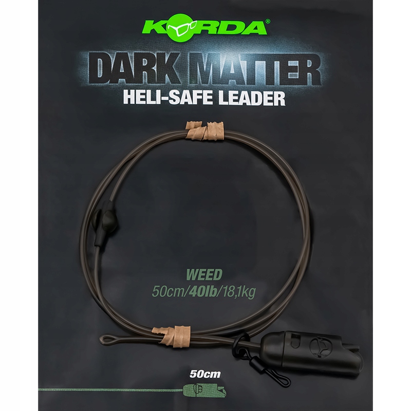 Zestaw Korda Dark Matter Leader Qc Hybrid Clip Weed 50cm