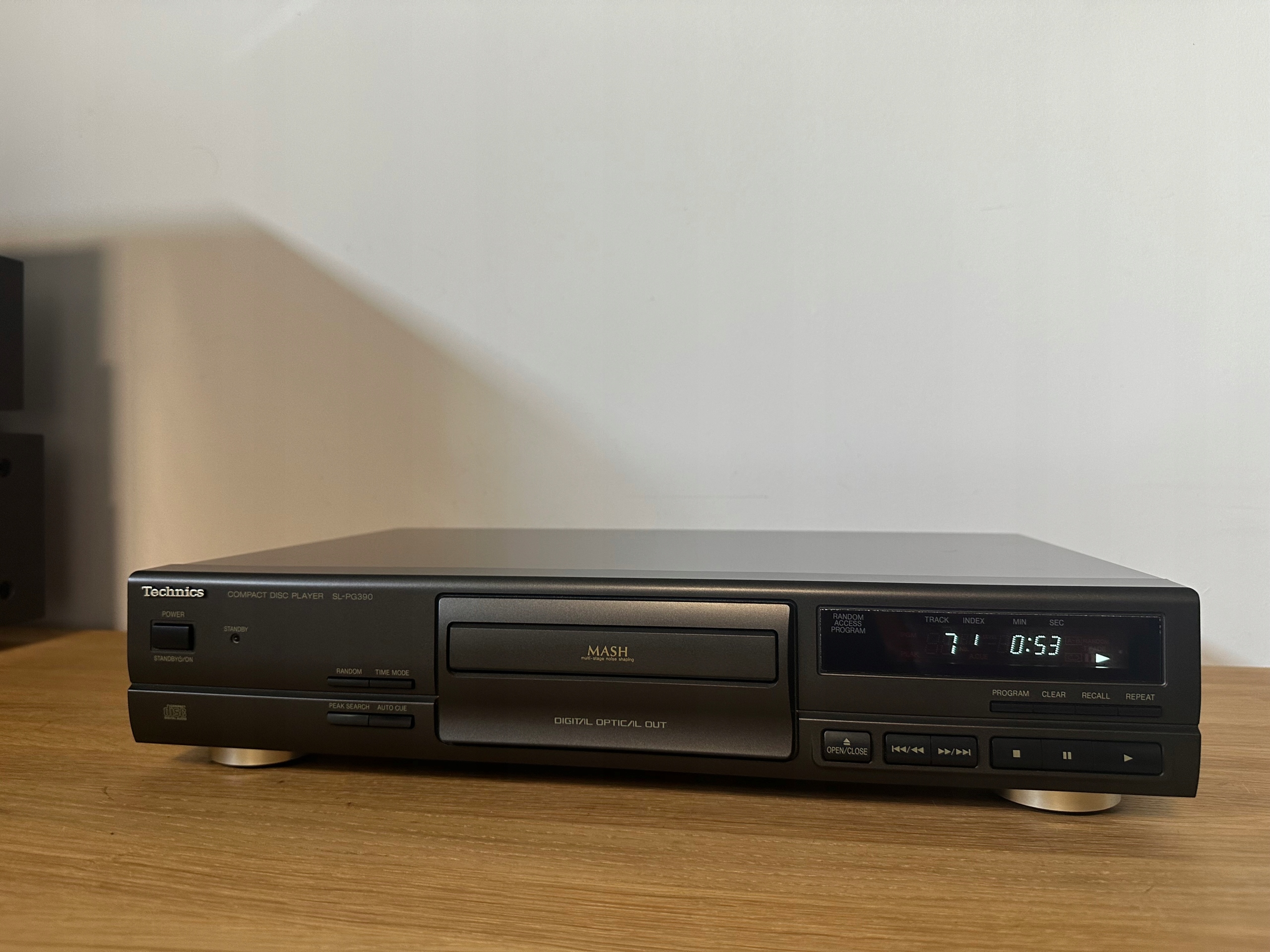 TECHNICS SL-PG390 ODTWARZACZ CD OPTICAL PIĘKNY STAN TOP LASER SPRAWNY !!! Marka Technics