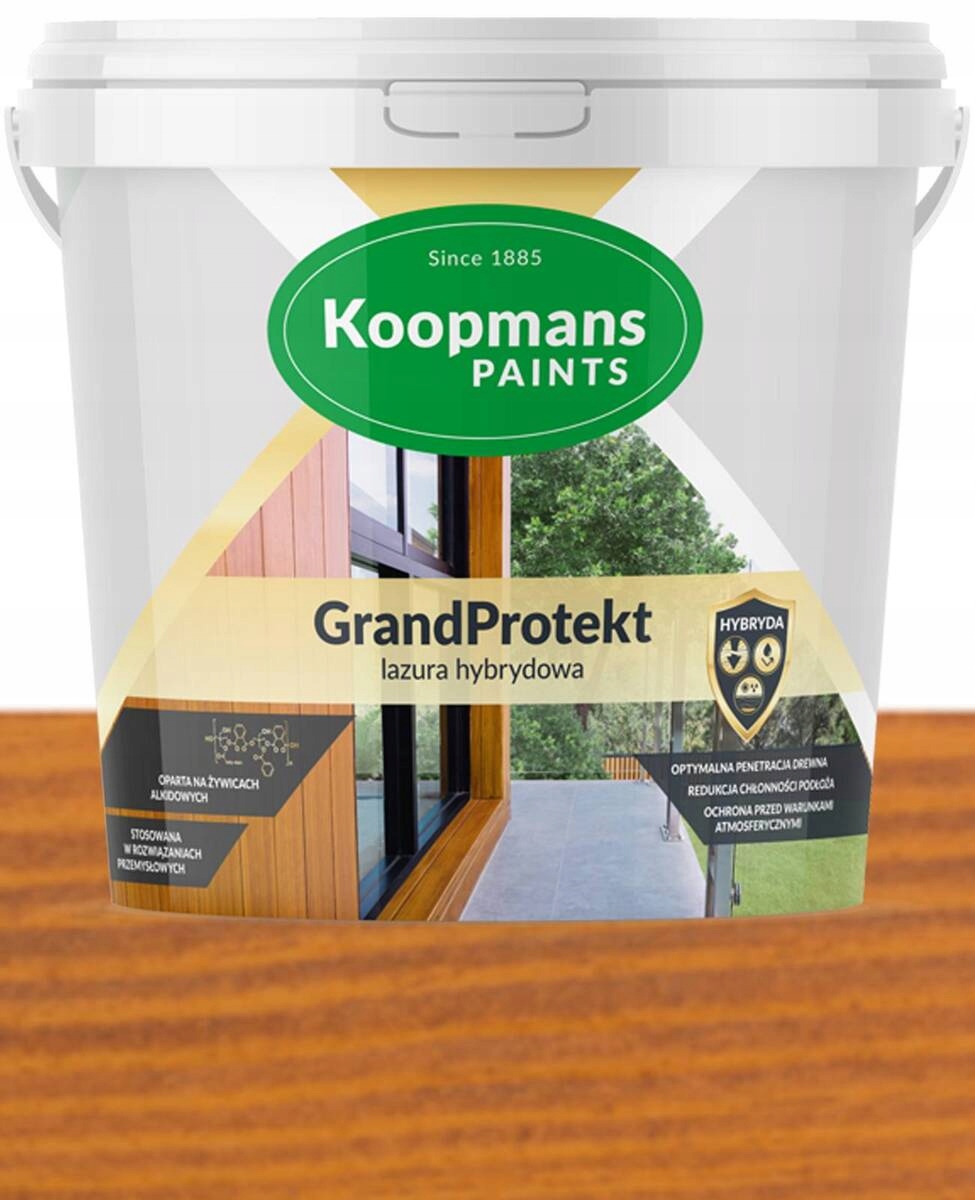 Koopmans GrandProtekt Lazura na dřevo 909 Teak Brazilský 10L