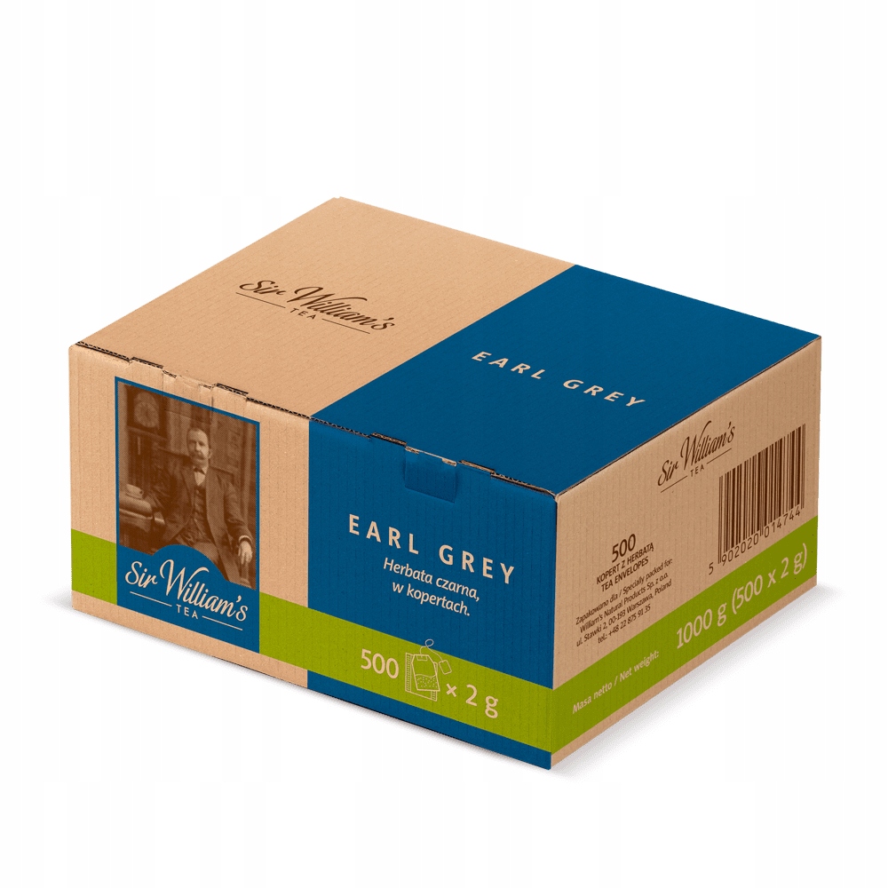 Sir William's Tea Earl Grey 500 Saszetek
