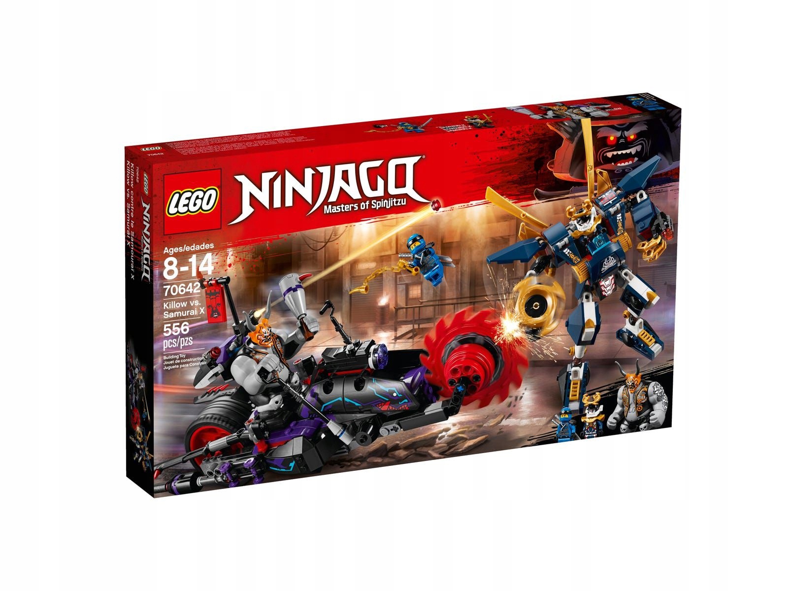 Lego Ninjago Killow Versus Samuraj X Unikát Nová Sada 70642