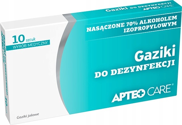 

Apteo Gaziki Do Dezynfekcji 10 Sztuk Dezynfekcja