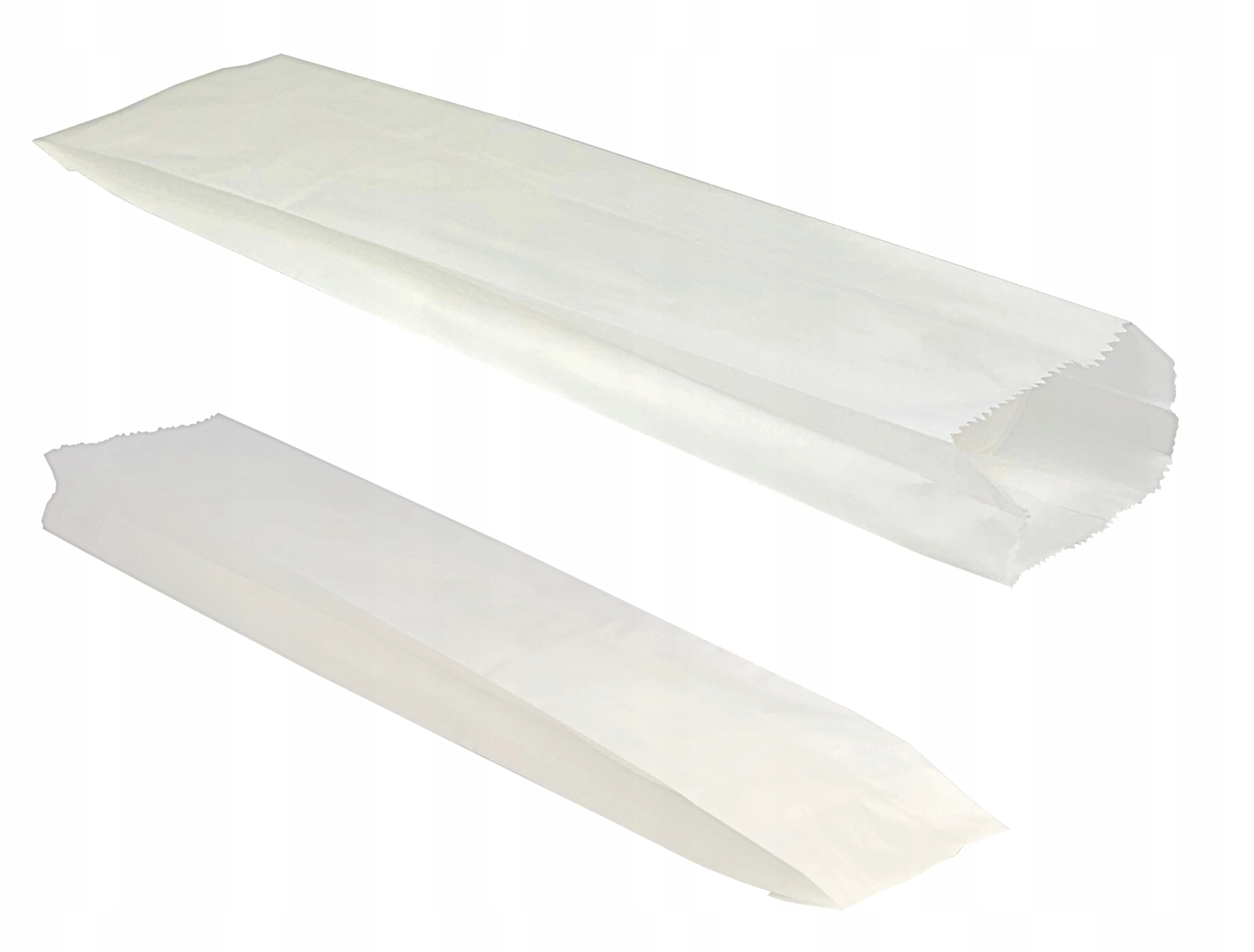 Długie Torebki Papierowe Na Bagietki 10x49 1000szt