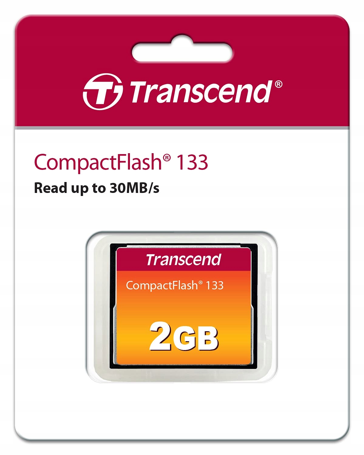 Transcend 2 Gb Compact Flash 133 x karta pamięci Producent Transcend