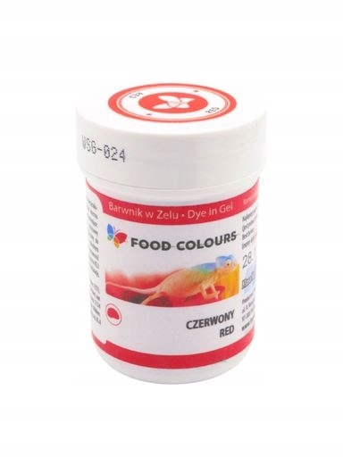 Food Colours Gelové barvivo Bronz Červená 35 ml