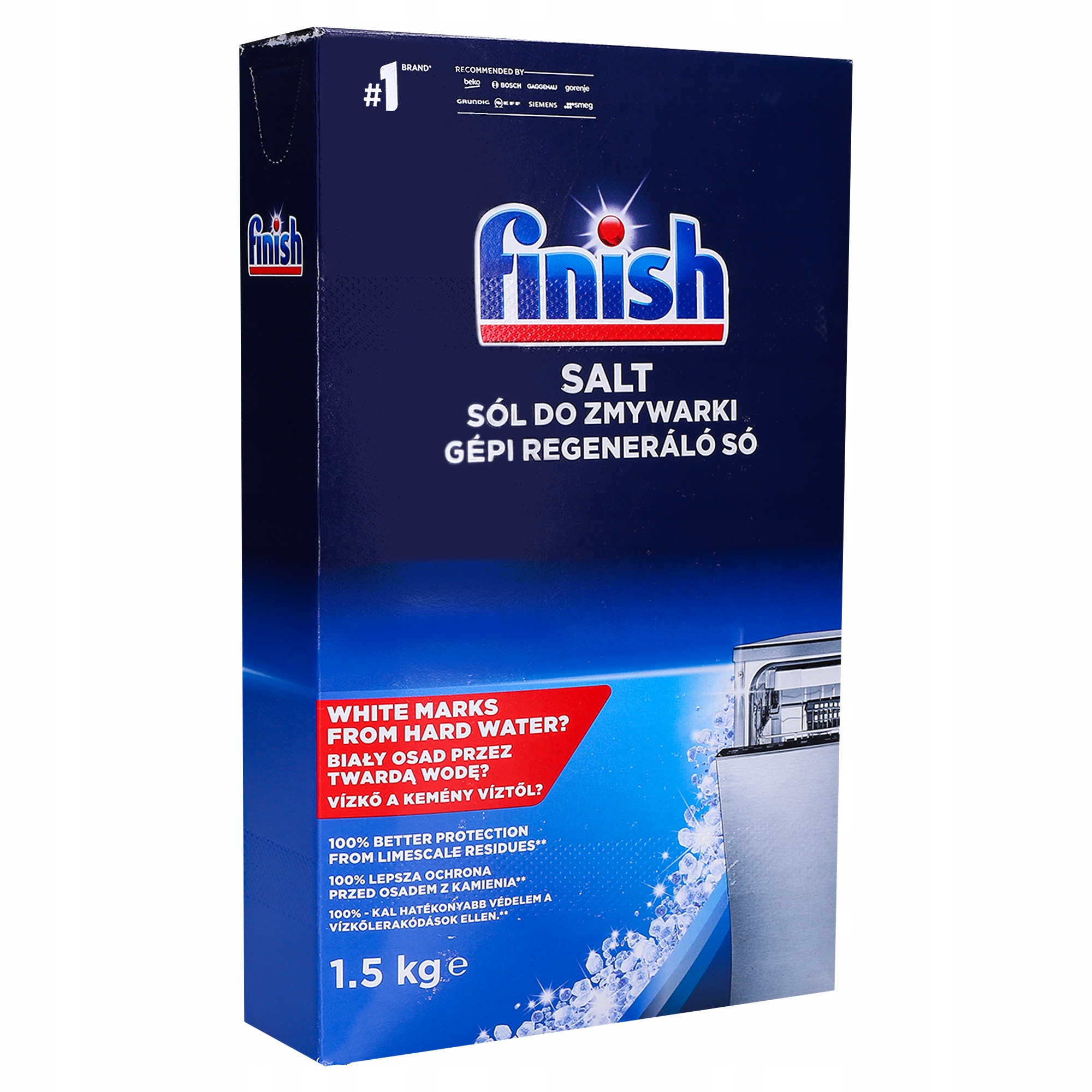 

Sól do zmywarki drobnoziarnista Finish, 1,5kg