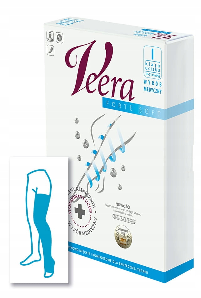 

Pończochy Veera Forte Soft CCL1 3 czarny otw
