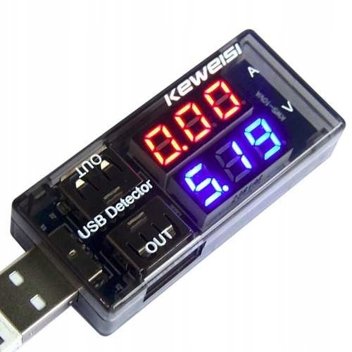 Miernik USB napięcia i prądu 3,3-8V 3A