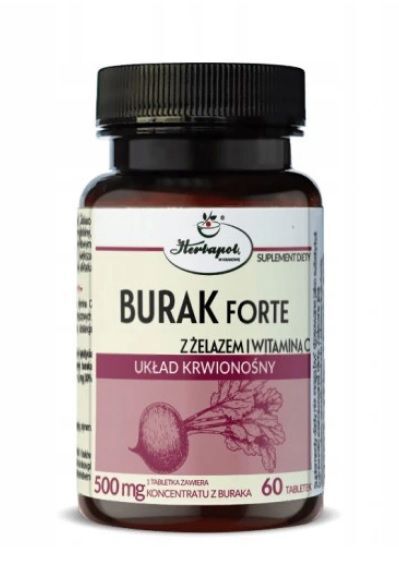 

Burak Forte Z Żelazem Witaminą C Układ Krwionośny