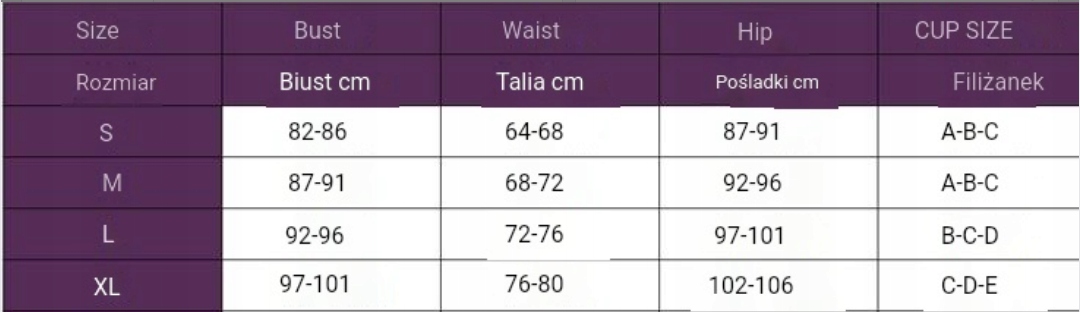 Kostium kąpielowy z rozcięciem, trzyczęściową128 Producent bez marki