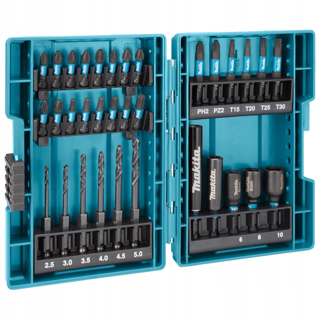 Sada 33 úderových doplňků Impact Black Makita B-66896
