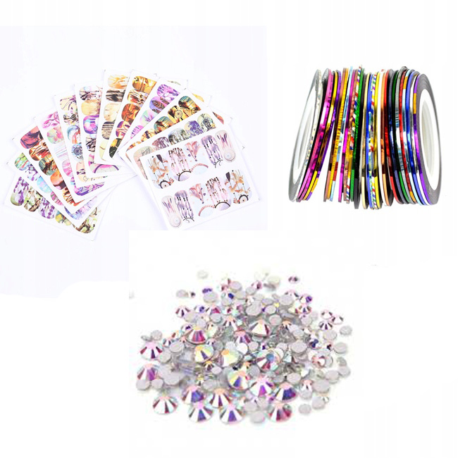 ZESTAW DO ROBIENIA PAZNOKCI MANICURE LAMPA LED Kod producenta 9773210322026