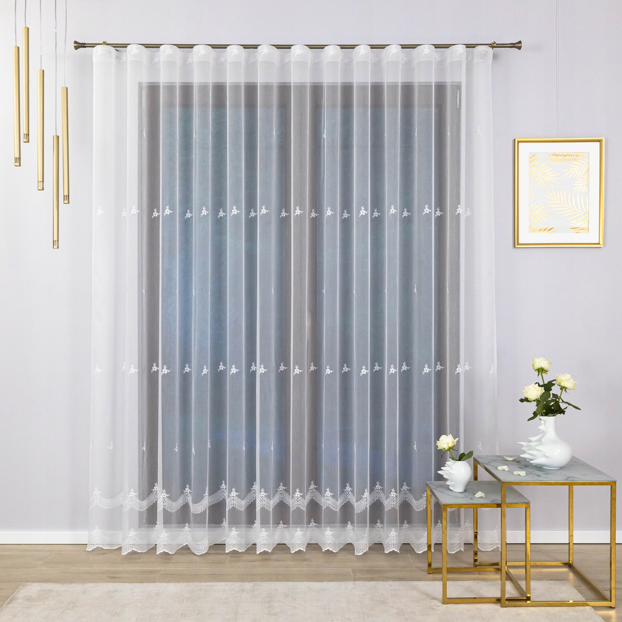 Parma Hotová Záclona S Páskou Elegantná, 400X180
