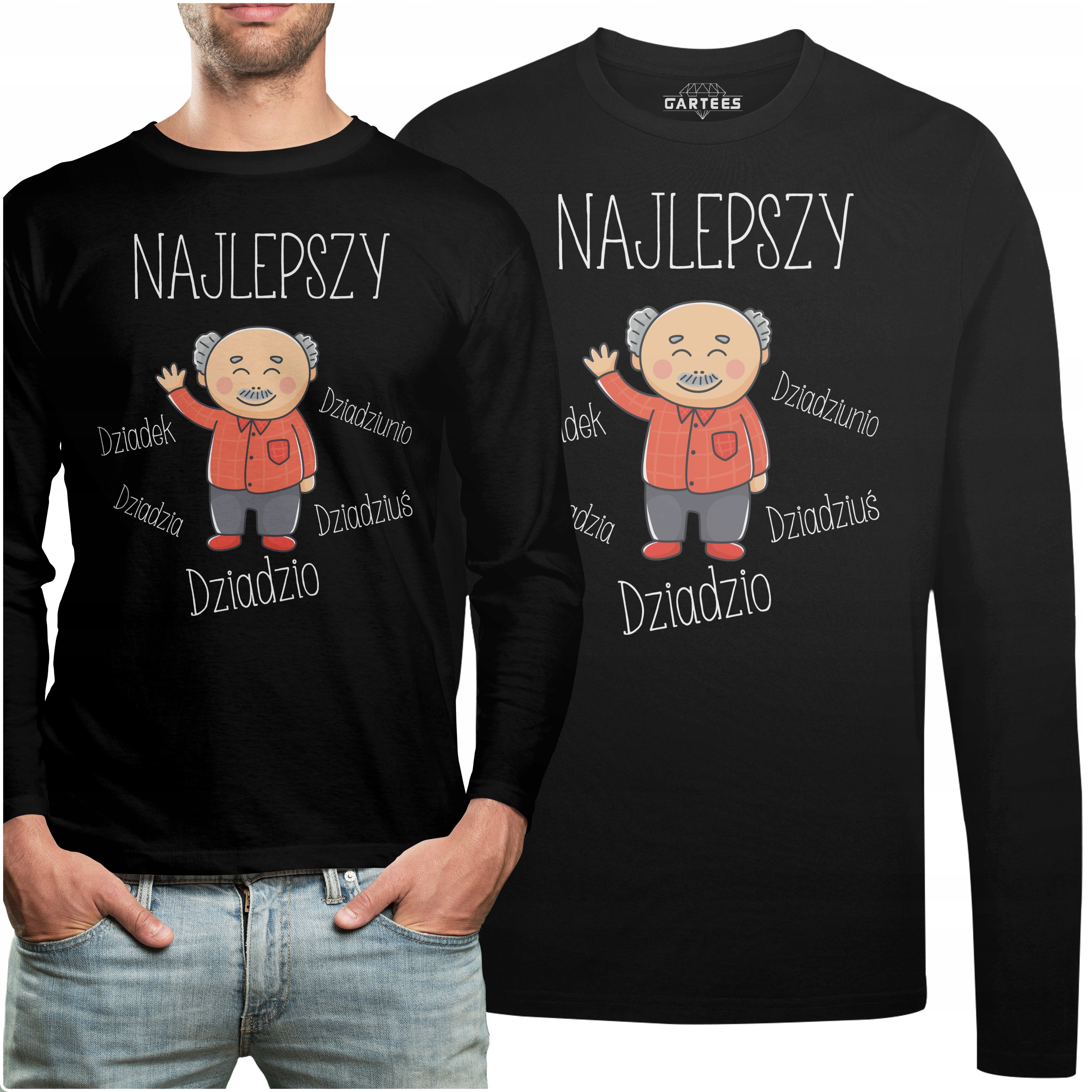 

Koszulka Long Na Prezent Najlepszy Dziadzio