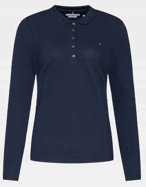 POLÓWKA DAMSKA TOMMY HILFIGER XS HERITAGE LONG