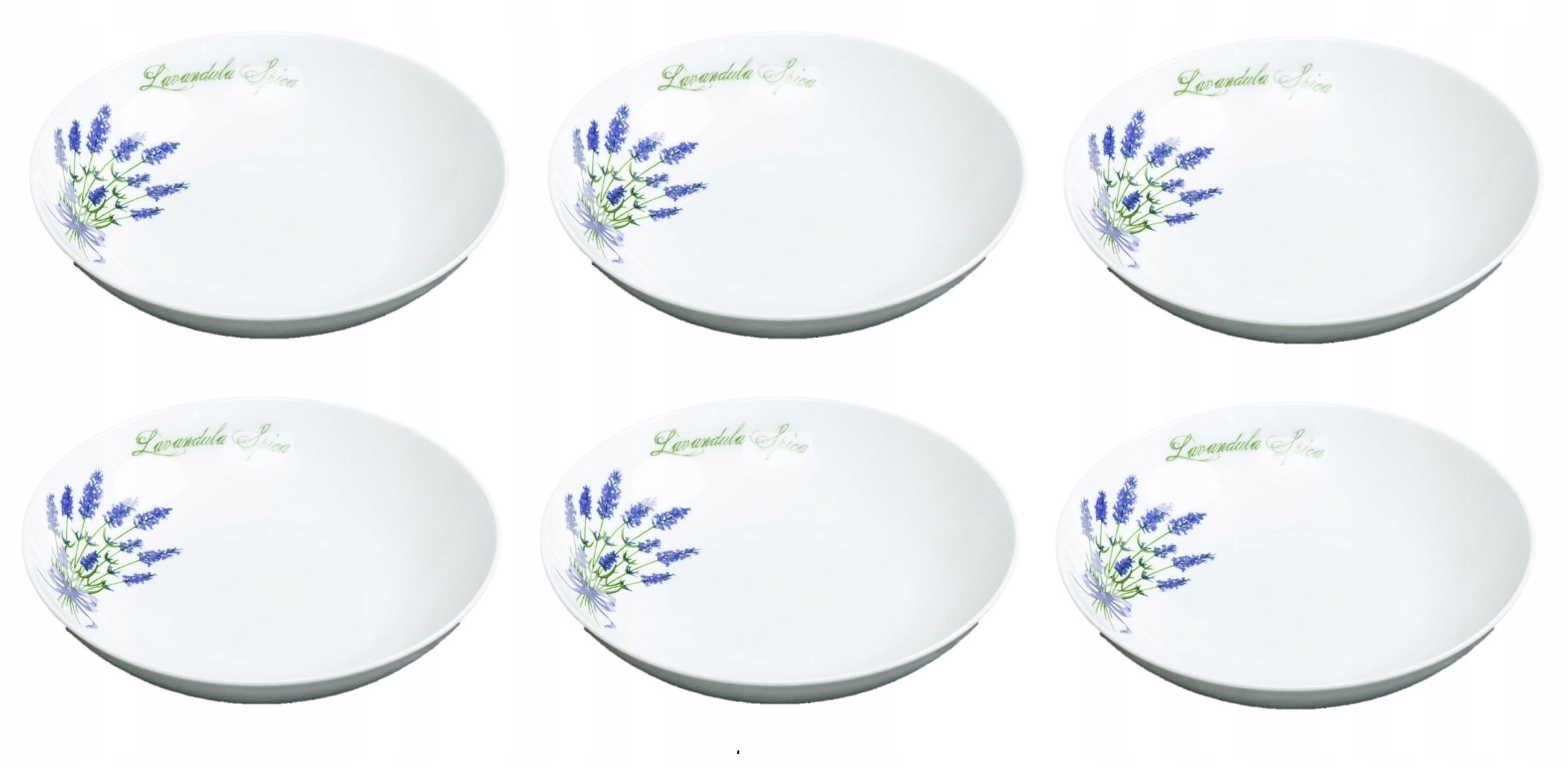 

Lubiana Lawenda 5979 6 X Talerz Głęboki 22 CM Roma