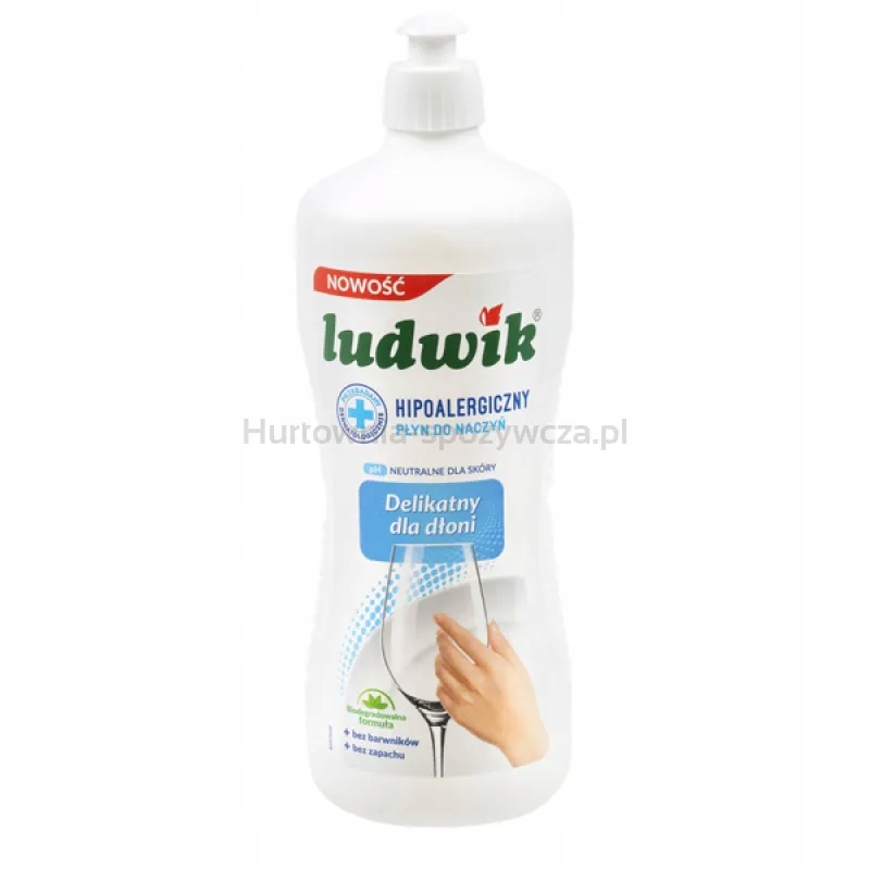 Ludwik Hypoalergenní prostředek na mytí nádobí, 900 g
