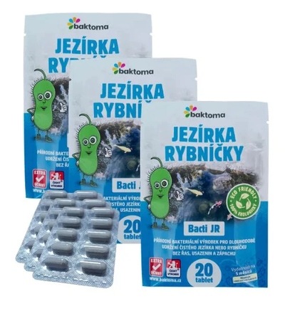 Bacti Jr tablety – bakterie do jezírka a rybníčku 20 tablet