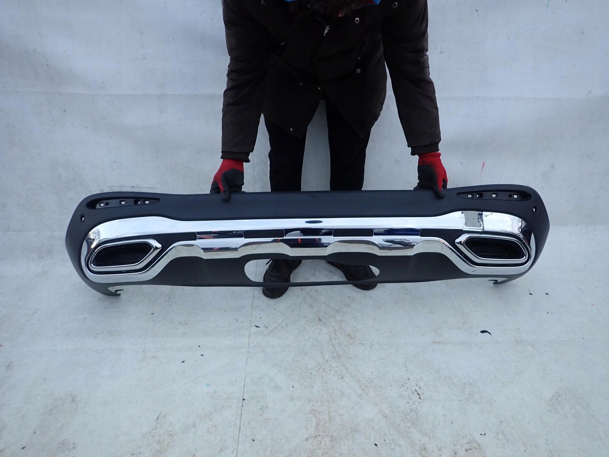 MERCEDES GLC II X254 AMG 22- spoiler der Stoßstange heck