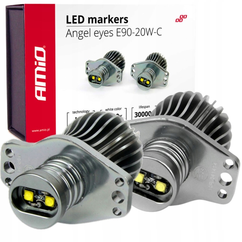 Led Značkovač Automobilových Krúžkov Značkovače Bmw E90 20W-C2 Žiarovky Oem 63117161444