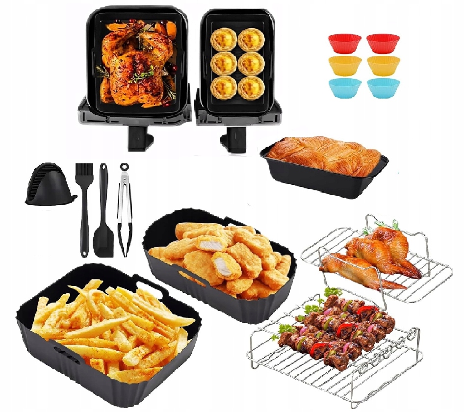 Akcesoria k fritéze Air Fryer, velká sada 20 kusů