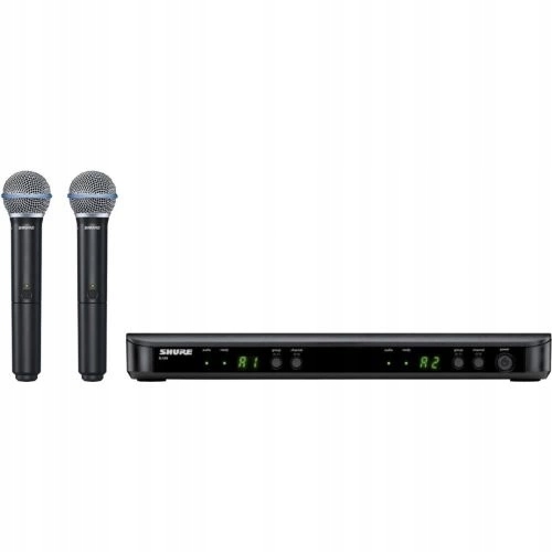 Sada Dvou Bezdrátových Mikrofonů Shure BLX288 B58 50 16000 Hz Xlr