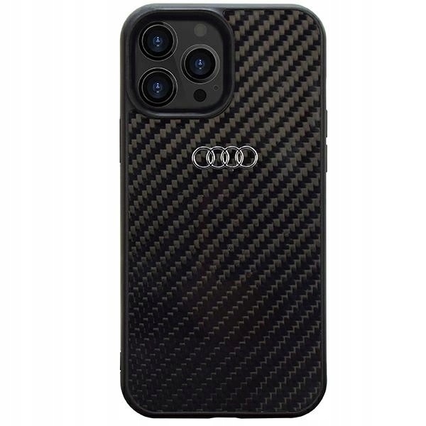 Etui Audi Carbon Fiber na iPhone 14 Pro czarne