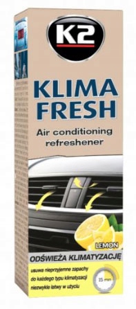 K2 KLIMA FRESH granat do klimatyzacji LEMON 150g Pojemność w ofercie 150 ml