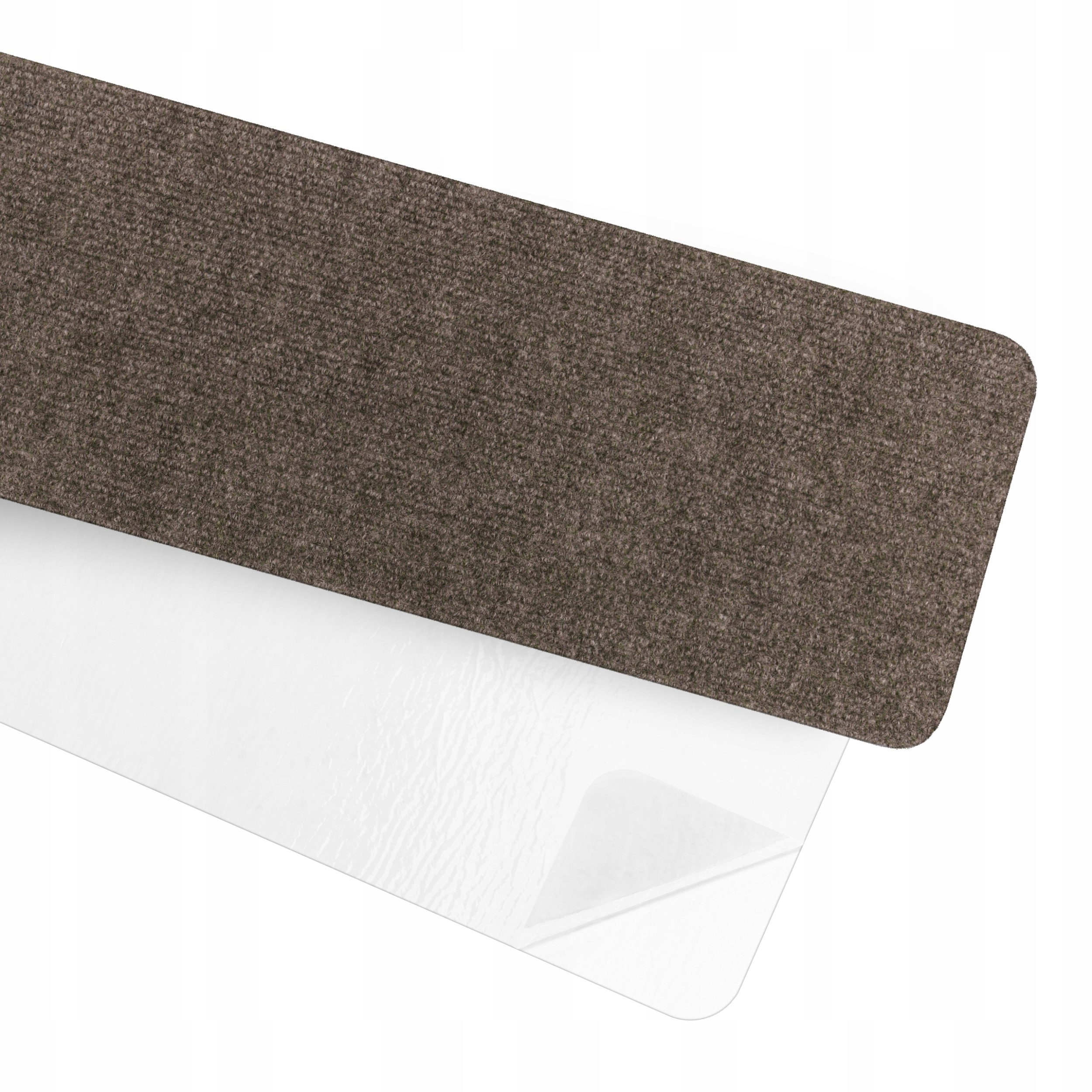 Protiskluzové schodišťové rohože, nášlapy na schody, 76x20 mm, bronz, 15 ks