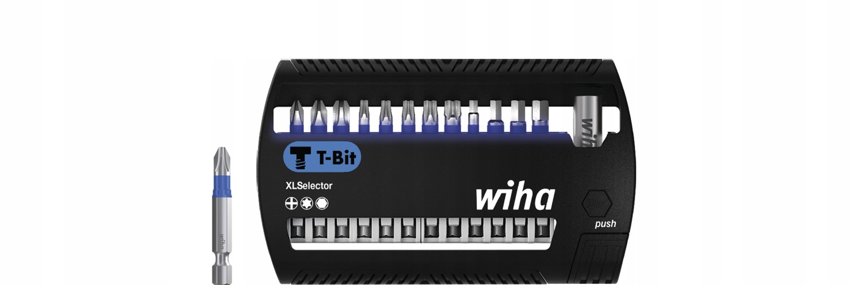Wiha sada bitů XLSelector, T50,Ph,TORX,HEX 13cz
