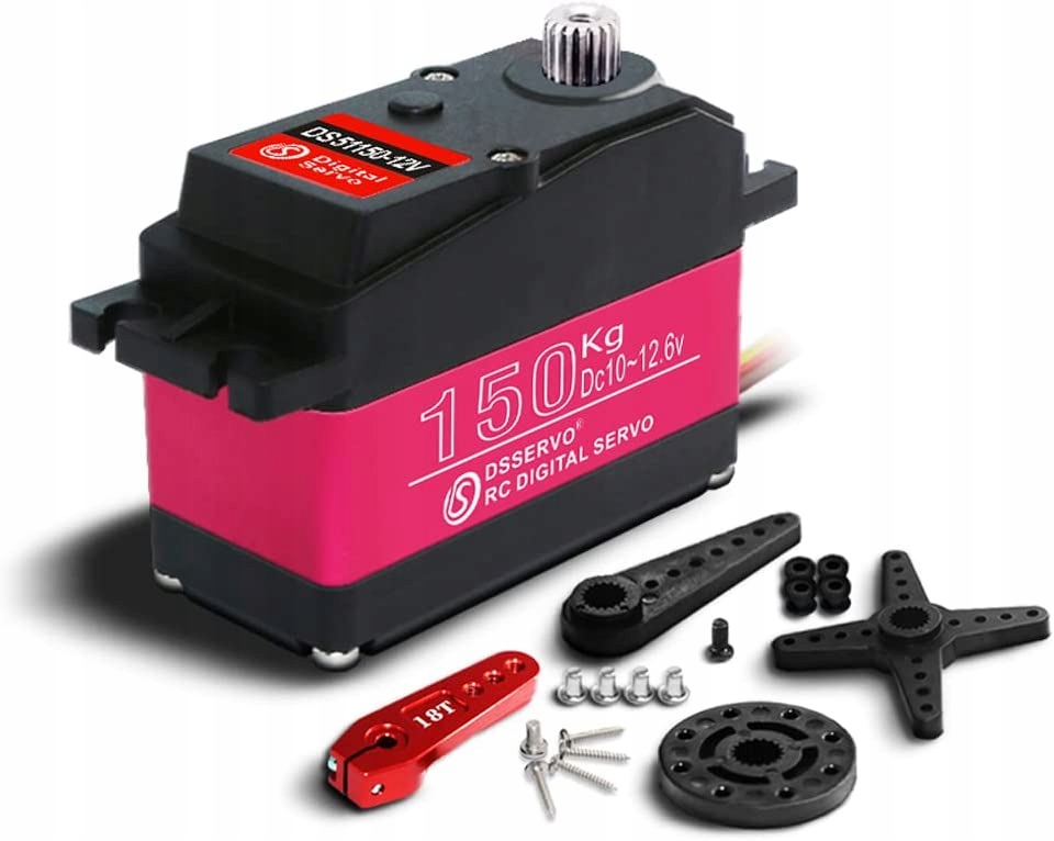 

Digital DS51150 12V 150KG 180 stopni serwo silnik