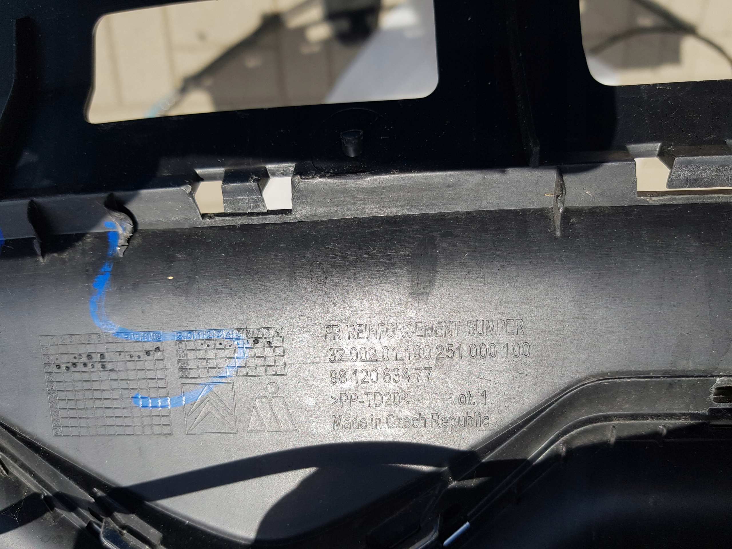 Citroen C3 Kühlergrill FRONTGRILL Kühlergitter 9812063477 - Thumbnail 5