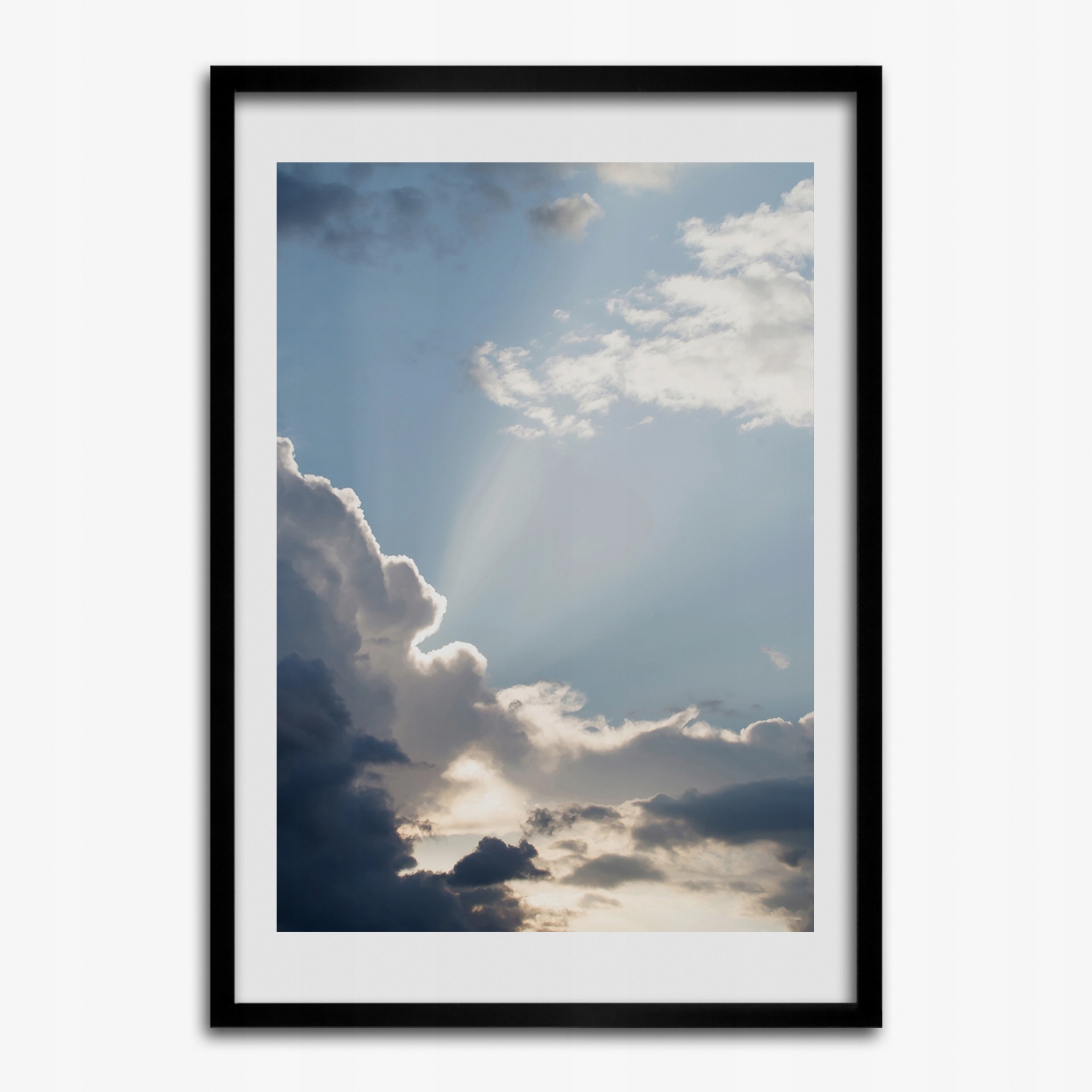 Obraz grafika na zeď Mraky na obloze 50x70 cm