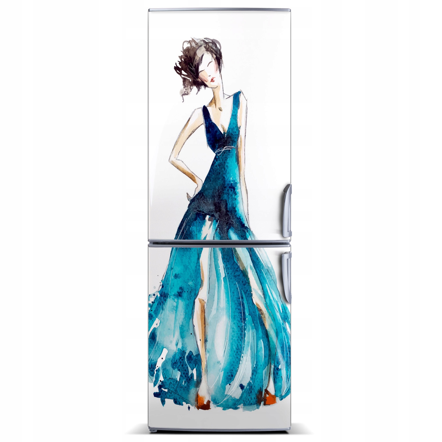 

Naklejka Magnes na lodówkę Ilustracja mody 60x180