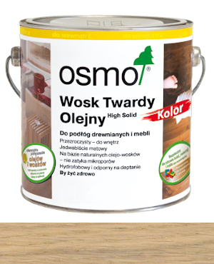 Osmo 3040 Tvrdý vosk olejový, olejový, vosk 0,75L Bílý