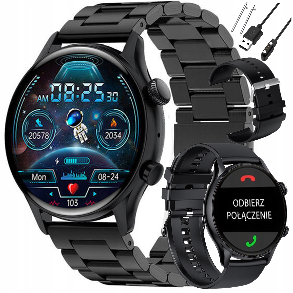 

Zegarek Smartwatch Męski 390x390 Rozmowy Ekg Pl