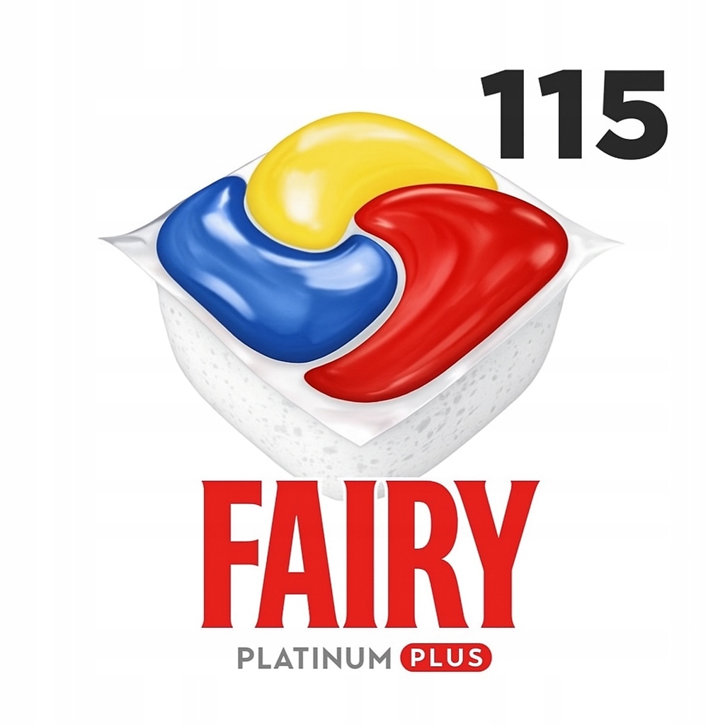 Kapsle do myčky nádobí Fairy Platinum Plus All In One Citron 115 ks