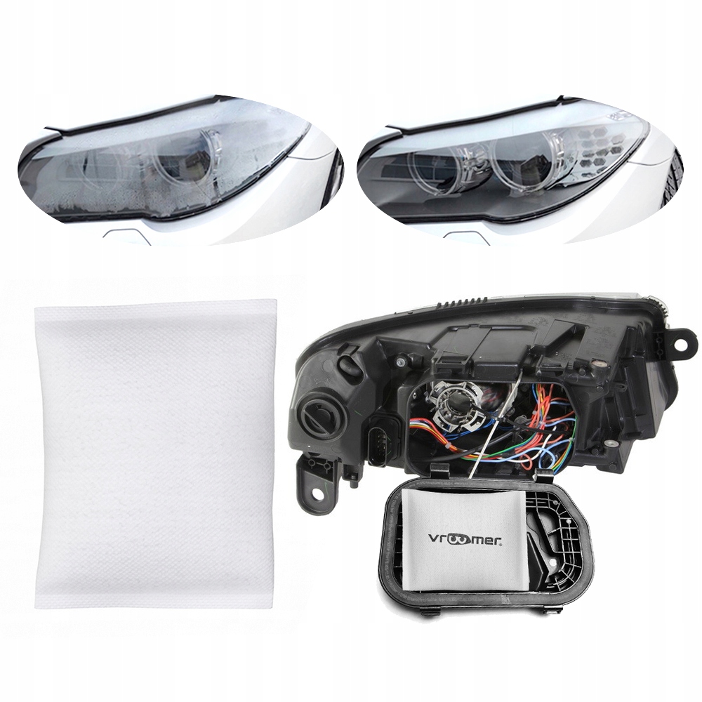 Pochłaniacz wilgoci do reflektora lampy parujących samochodu auta