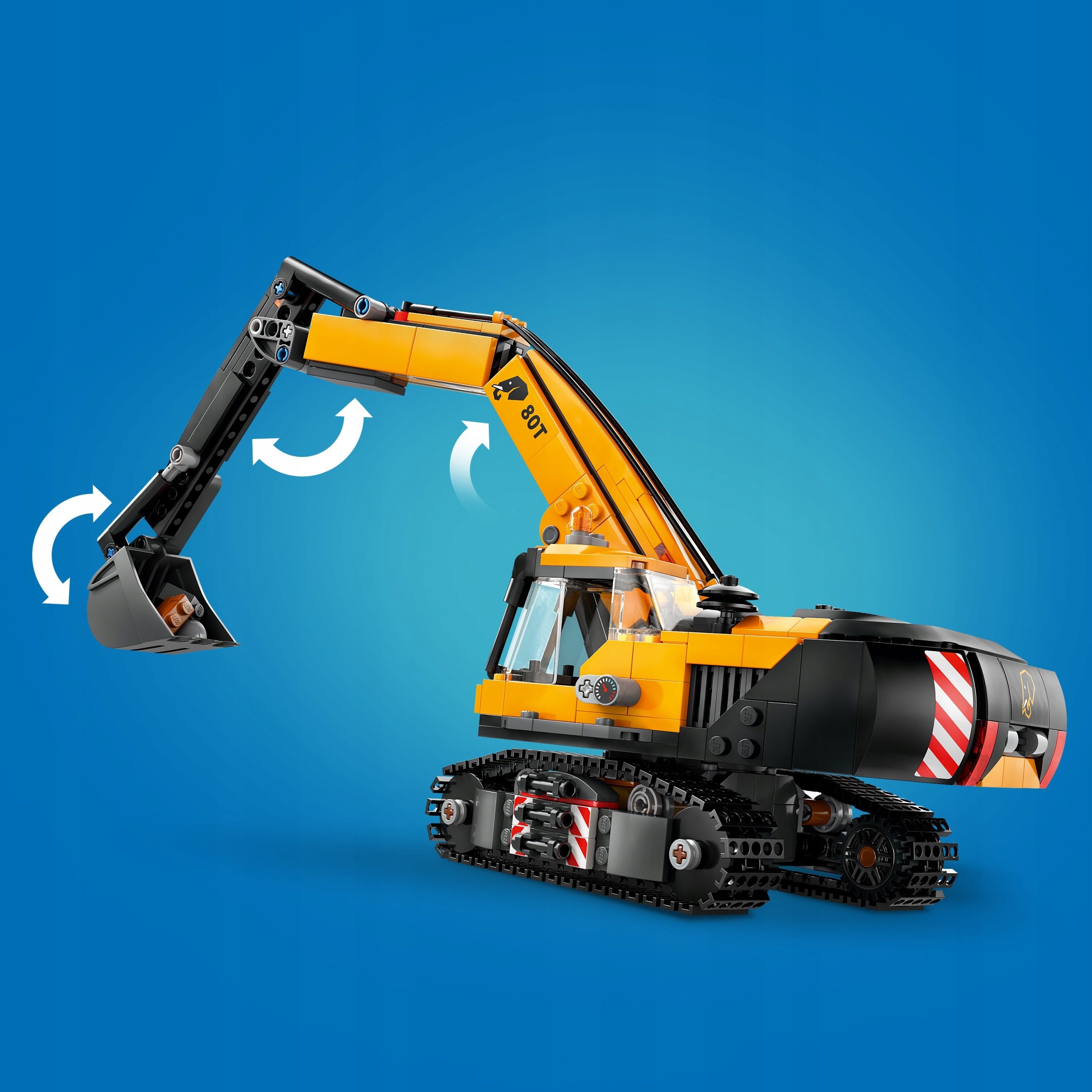 LEGO CITY 60420 ŻÓŁTA KOPARKA 3 FIGURKI POJAZD BUDOWLANY Z OBRACANĄ KABINĄ Nazwa zestawu Żółta koparka