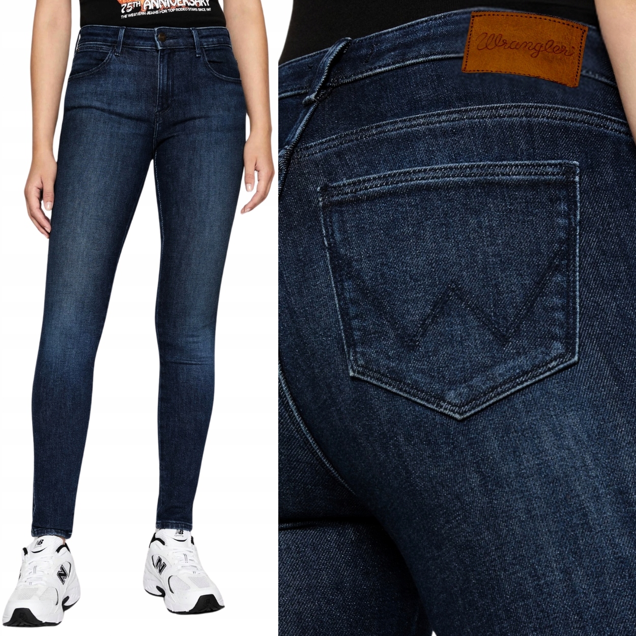 Wrangler Skinny Northwest dámské džínové kalhoty úzké nohavice W28 L32