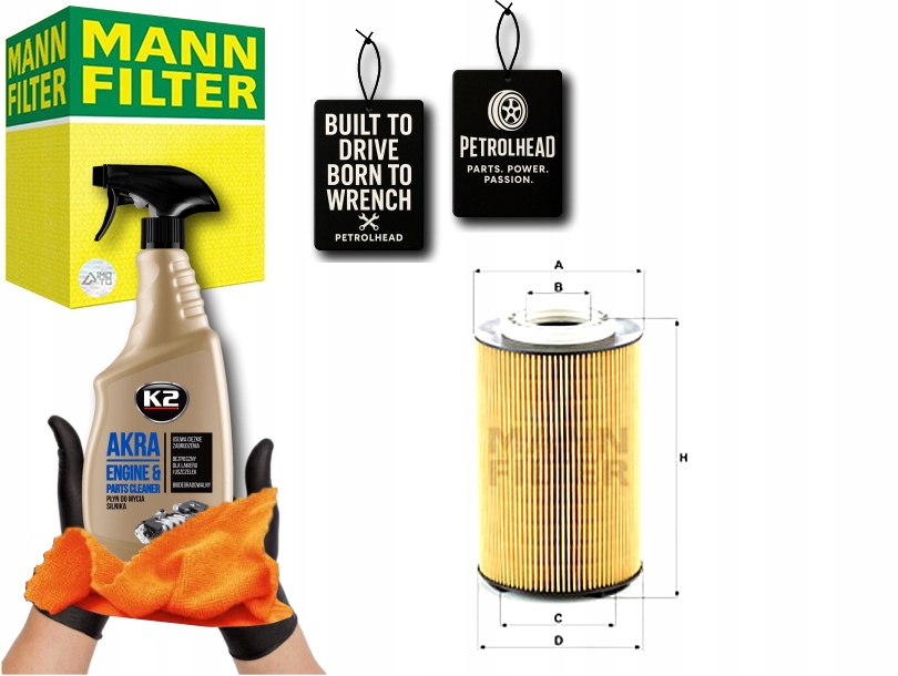 Olejový Filtr Man Hocl Lion´s City Lion´s Coach Lion´s #Petrolhead Pro+ Kit12