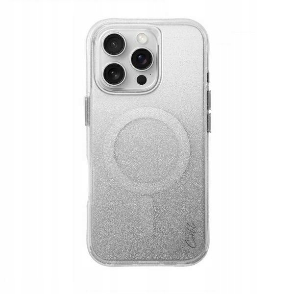 Uniq Coehl Lumino iPhone 16 Pro 6.3" Magnetic Charging srebrny